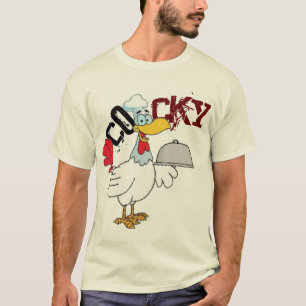 Cocky, Poulet Servant Chiken Dinner Tshirt