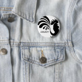 "COCKY!" Stijlvolle Button (In situ)