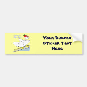Cocky Surfer Bumpersticker