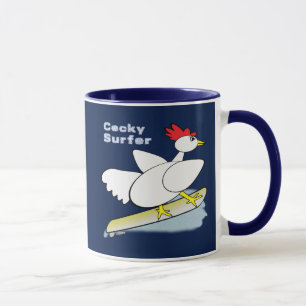 Cocky Surfer Mok
