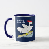 Cocky Surfer Mok (Links)