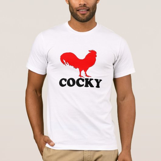 COCKY T SHIRT (Voorkant)