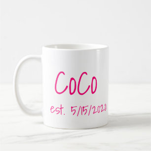 CoCo a établi Date Coffee Mug