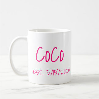 CoCo a établi Date Coffee Mug