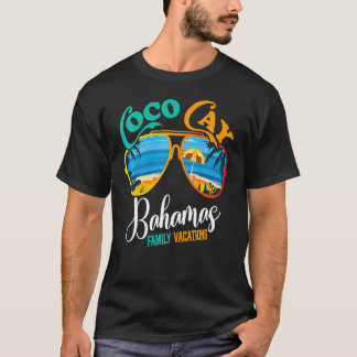 Coco Cay Bahama's Gezinsvakantie Zonnebril Palm T T-shirt