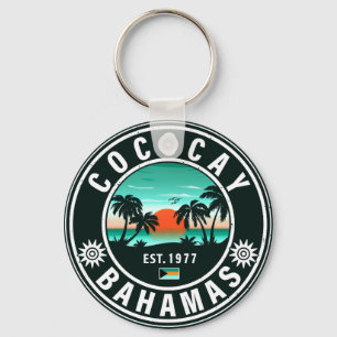 Coco Cay Island Bahamas Souvenirs 80's Sleutelhanger