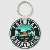 Coco Cay Island Bahamas  Souvenirs 80's Sleutelhanger (Achterkant)