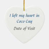 Coco Cay Ornament (Achterkant)