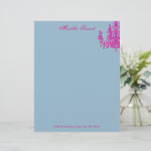 Coco Chandelier CHANGE COLOR ~ Letterhead Persoonlijk Briefhoofd (Staand voorkant)