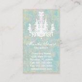 Coco Chandelier ~ CHANGE COLOR Visitekaartjes (Achterkant)