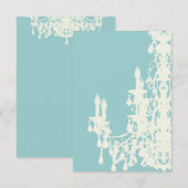 Coco Chandelier ~ CHANGER DE COULEUR Invitation (Devant / Derrière)