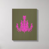 Coco Chandelier KLEUR & GROOTTE OPTIES - Canvas Afdruk (Voorkant)