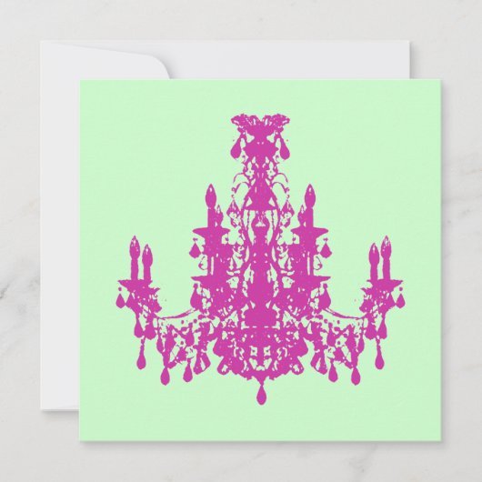 Coco Chandelier ~ Uitnodiging (Voorkant)