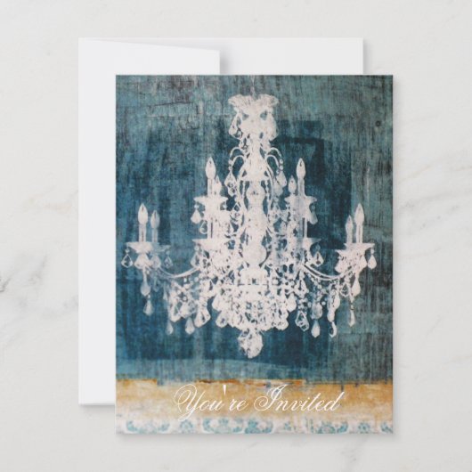 Coco Chandelier ~ Uitnodiging (Voorkant)