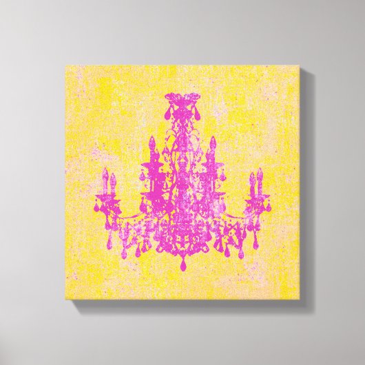 Coco Chandelier ~ Wrapped Canvas 75-inch dik (Voorkant)