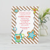 Coco chaud et biscuits Invitation à échanger/échan (Debout devant)