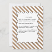 Coco chaud et biscuits Invitation à échanger/échan (Dos)