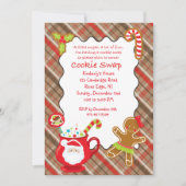 Coco chaud et cookies Invitation à échanger/échang (Devant)