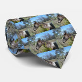 Coco en Cream Colored Horse Stropdas (Opgerold)