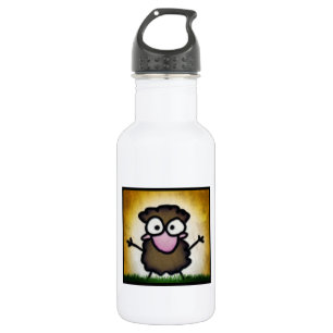 Coco in het gras waterfles