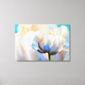 Coco In Liefde, dramatische bloemenkunst verpakt c Canvas Afdruk (Voorkant)