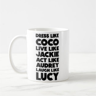 Coco Jackie Audrey Lucky Koffiemok