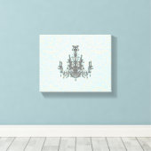 Coco kroonluchter (grootte opties) - canvas afdruk (Insitu (Houten vloer))