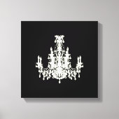 Coco Kroonluchter KLEUR / GROOTTE / STIJL OPTIES - Canvas Afdruk (Voorkant)
