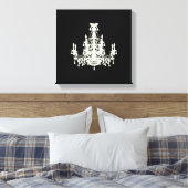 Coco Kroonluchter KLEUR / GROOTTE / STIJL OPTIES - Canvas Afdruk (Insitu (Slaapkamer))