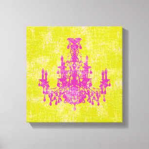 Coco kroonluchter ~ VERANDERINGSKLEUR 12x12.75"dik Canvas Afdruk