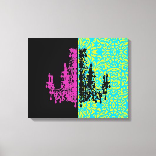 Coco kroonluchters ~ omwikkeld canvas .75" dik afdruk (Voorkant)