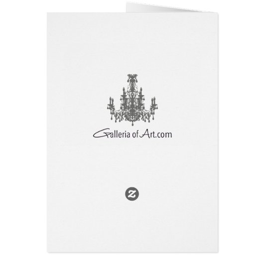Coco-luchters - monogram met witte envelop / (Achterkant)