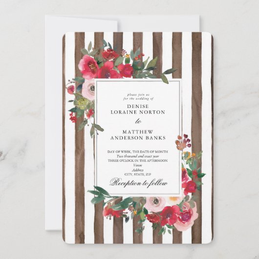 Coco Mocha Faire-part de mariage (Devant)