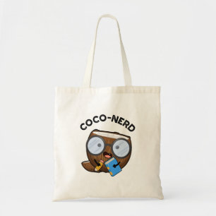 Coco-nerd Funny Fruit Coconut Pun Tote Bag