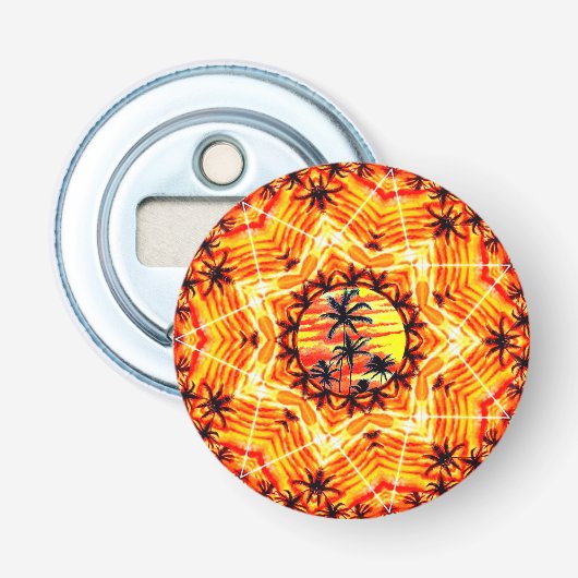 Coco Palm Star Button Flesopener (Voorkant)