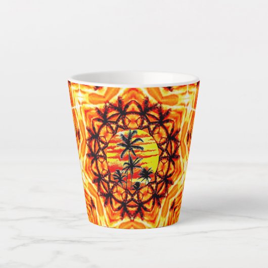 Coco Palm Star Latte Mok (Voorkant)