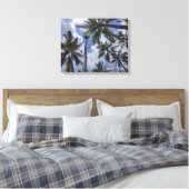 COCO PALMS #2 OP CANVAS 20 "x 16" Afdruk (Insitu (Slaapkamer))