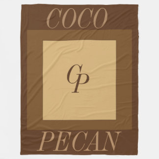 Coco Pecan Blanket Fleece Deken