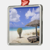Coco Point Beach, Barbuda, Antigua Metalen Ornament (Links)