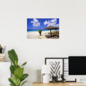 Coco Point Beach, Barbuda, Antigua Poster (Thuiskantoor)