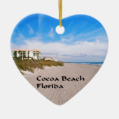 Cocoa Beach Florida Keramisch Ornament (Voorkant)
