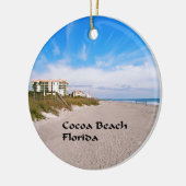 Cocoa Beach Florida Keramisch Ornament (Links)