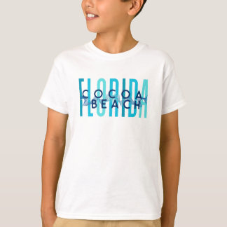 Cocoa Beach Florida (oceaangolven) T-shirt