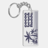 Cocoa Beach Florida Sleutelhanger (Voorkant Links)