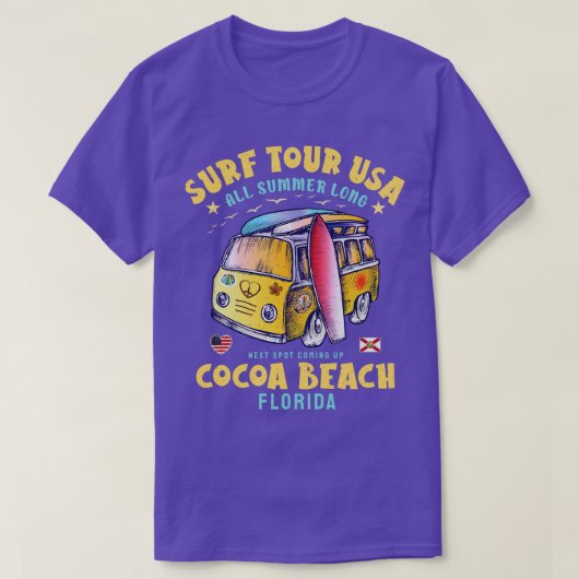 Cocoa Beach Florida T-shirt (Design voorkant)