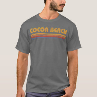 Cocoa Beach Florida throwback vakantie Sou T-shirt