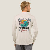 Cocoa  Beach, Florida Tri-Blend Shirt (Achterkant)