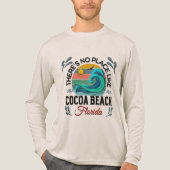 Cocoa  Beach, Florida Tri-Blend Shirt (Voorkant volledig)