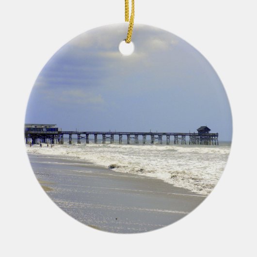 Cocoa Beach Pier Keramisch Ornament (Voorkant)