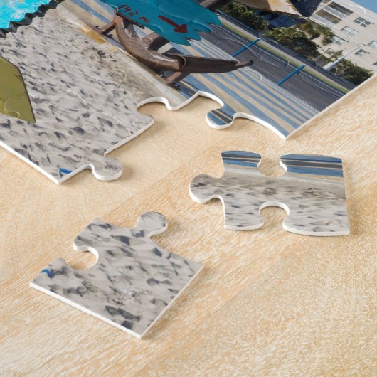 Cocoa Beach Tiki Totem Legpuzzel (Zijkant)